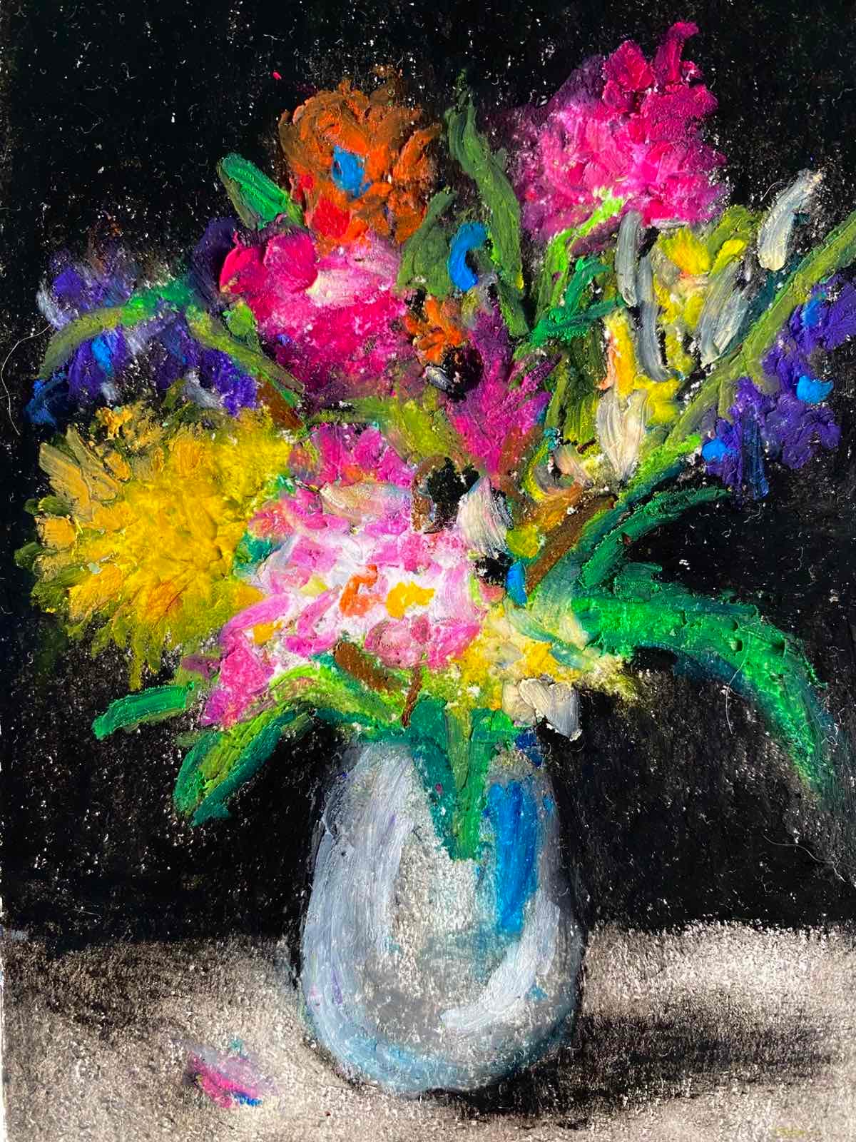 Oil pastel